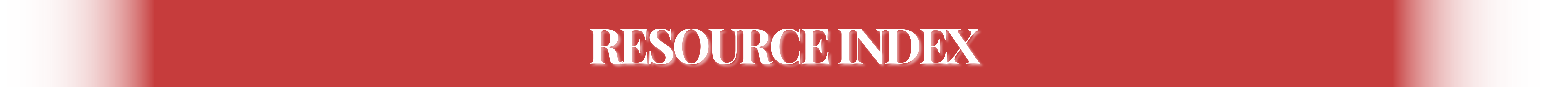 Resource Index 72 x 4 in